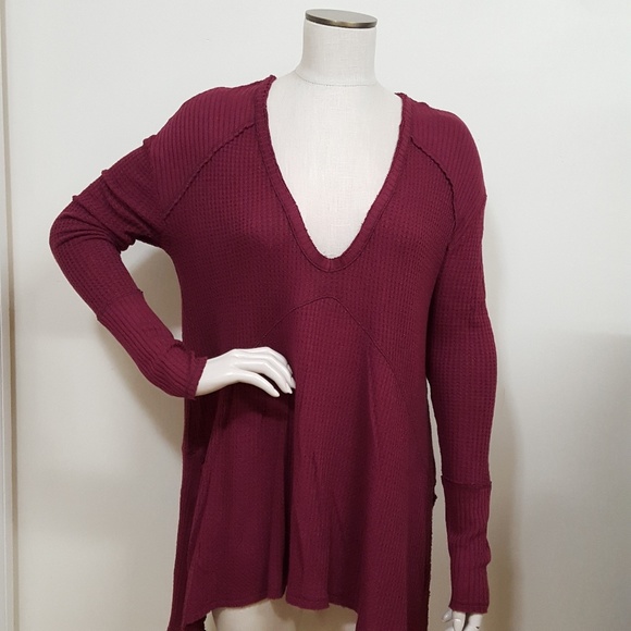 Free People Sweaters - Free People Waffle Thermal Top